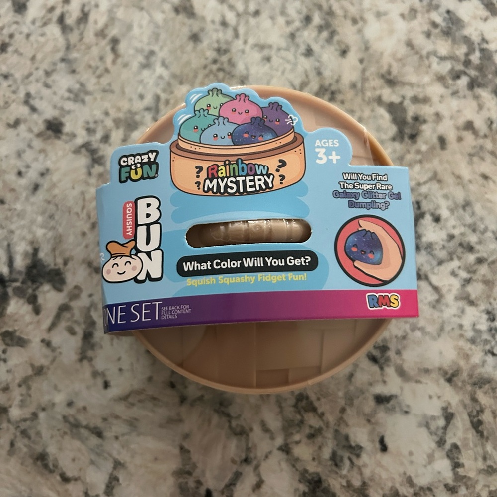 Crazy Fun Squishy Dumpling Rainbow Mystery Squishy Bun Fidget Toy